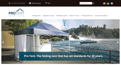 Desktop Screenshot of pro-tent.com