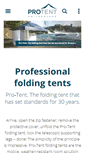 Mobile Screenshot of pro-tent.com